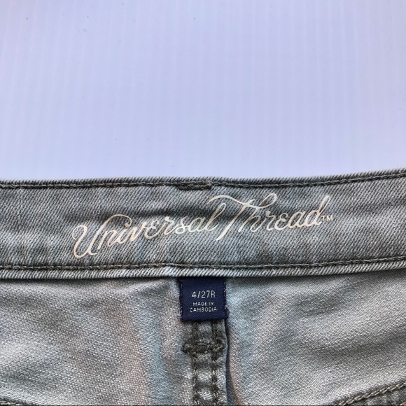 Denim Shorts - Army Green - Picture 5 of 5